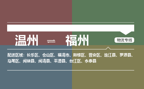 溫州到福州鼓樓區(qū)物流專線